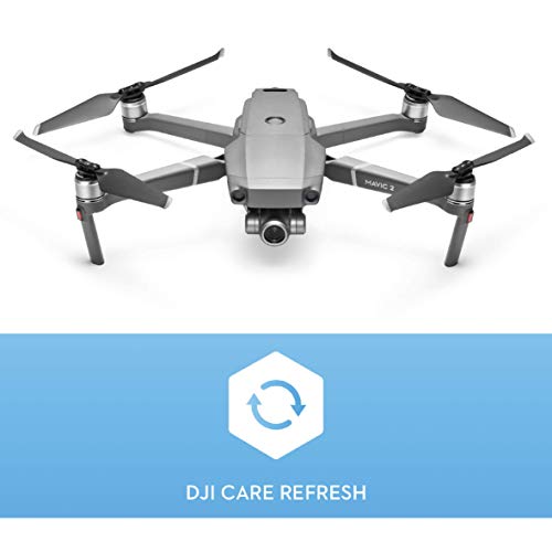 DJI Mavic 2 Zoom + Care Refresh Versicherung - Drohne Quadrocopter mit 24-48mm Optischer Zoom Kamera Video 12MP, Umfassendes Schutzpaket, deckt bis zu 2 Ersatzteile ab
