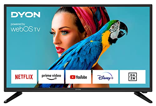 DYON Smart 32 X-EOS 80 cm (Smart TV (HD, HD Triple Tuner (DVB-C/-S2/-T2), App Store, Prime Video, Netflix, Magic Remote mit Sprach- &amp; Gestensteuerung) [Modelljahr 2021])