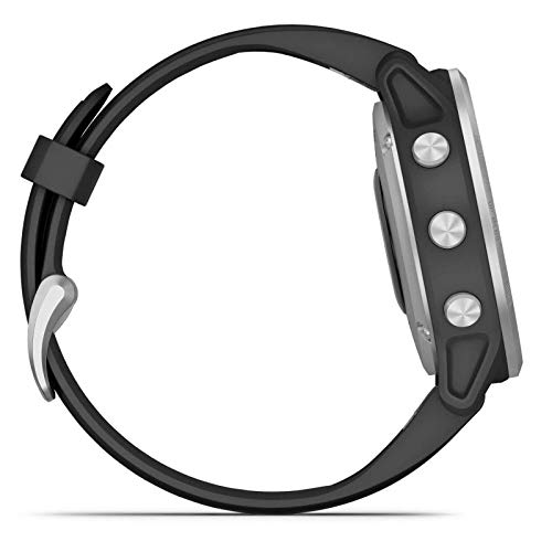 Garmin Uni fēnix 6S,Silver Avec Bracelet Noir (GPS-Multisport-Smartwatch,Schwarz/Silber,S) (fenix 6S)