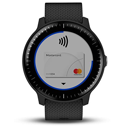 Garmin vívoactive 3 Music GPS-Fitness-Smartwatch – Musikplayer,Garmin Pay,vorinstallierte Sport-Apps (Schwarz, mit Musik)