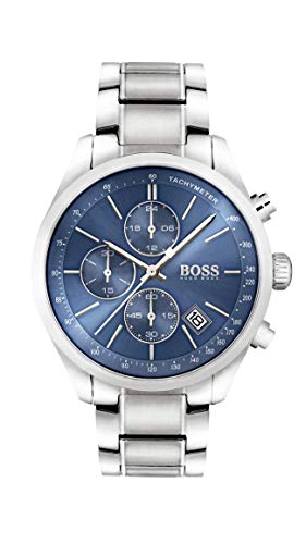 Hugo BOSS Herren-Armbanduhr 1513478 (Stahl/Blau)