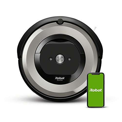 iRobot Roomba e5 (e5154) Saugroboter mit mit 3-stufigem Reinigungssystem, zwei Multibodenbürsten, WLAN Staubsauger Roboter, Ideal für Haustiere, Teppiche und Hartböden, App-Steuerung, Dirt Detect