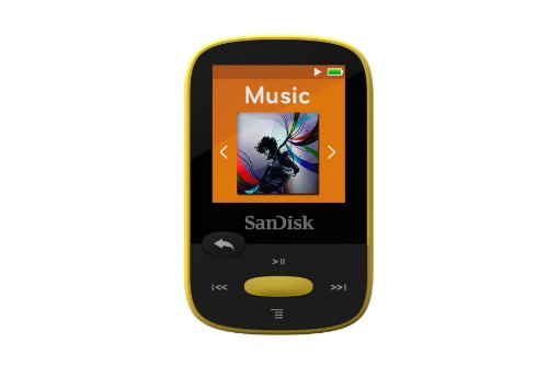 SanDisk Clip Sport 8GB MP3-Player Gelb