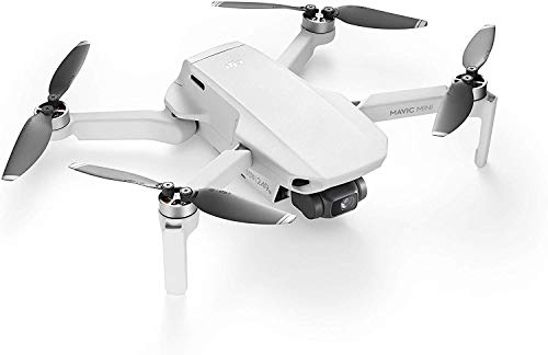 DJI Mavic Mini - Drohne leicht und tragbar, Flugzeit: 30 Min, Übetragungsentfernung: 2 km HD-Videoübertragung, 3-Achsen-Gimbal, 12 MP, HD-Video 2,7 K