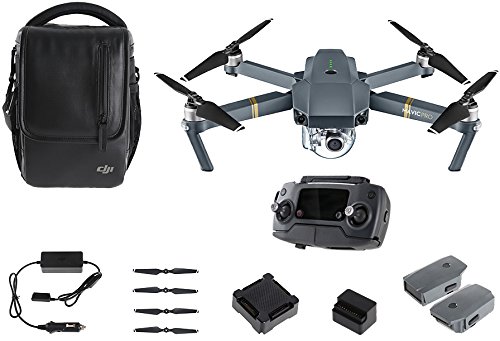 DJI Mavic Pro Fly More Combo Quadcopter Drohne mit Kamera, grau (Set)
