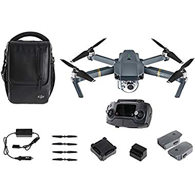 DJI Mavic Pro Fly More Combo Quadcopter Drohne mit Kamera, grau (Set)