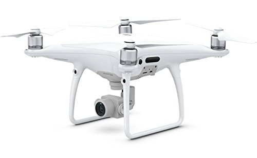DJI Phantom 4 Pro - Drohne mit Videoübertragungsreichweite von 7 km, Videos bei 60 fps oder H.265 4K Videos bei 30 fps, beides mit einer Rate von 100 Mbit/s. - Weiß