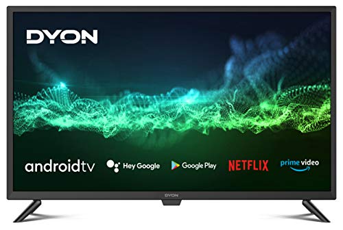 DYON D800187 Smart 32 AD 80 cm (Android TV (HD Triple Tuner, Prime Video, Netflix, Google Play Store für DAZN, Disney+ uvm., Google Assistant, BT-Fernbedienung mit Mikrofon) [Modelljahr 2021])