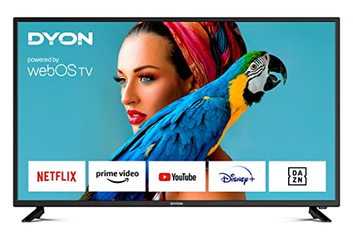 DYON Smart 43 X-EOS 108 cm (Smart TV (Full-HD, HD Triple Tuner (DVB-C/-S2/-T2), App Store, Prime Video, Netflix, Magic Remote mit Sprach- & Gestensteuerung) [Modelljahr 2021])