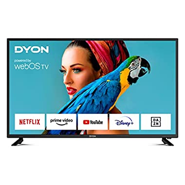 DYON Smart 43 X-EOS 108 cm (Smart TV (Full-HD, HD Triple Tuner (DVB-C/-S2/-T2), App Store, Prime Video, Netflix, Magic Remote mit Sprach- & Gestensteuerung) [Modelljahr 2021])