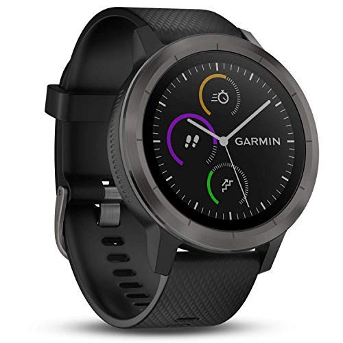 Garmin vívoactive 3 GPS-Fitness-Smartwatch - vorinstallierte Sport-Apps,kontaktloses Bezahlen mit Garmin Pay,Gunmetal (Standard)