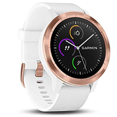 Garmin Vivoactive 3 GPS-Fitness-smartwatch,Weiß/Rosegold,M (weiß/roségold, Standard)