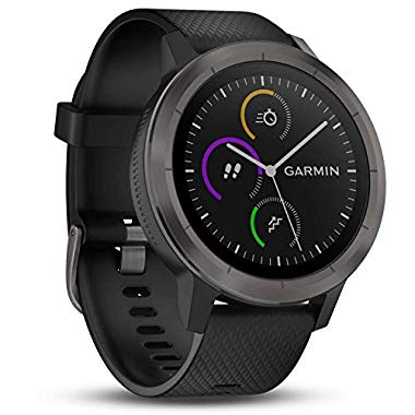 Garmin vívoactive 3 GPS-Fitness-Smartwatch - vorinstallierte Sport-Apps,kontaktloses Bezahlen mit Garmin Pay,Gunmetal (Standard)