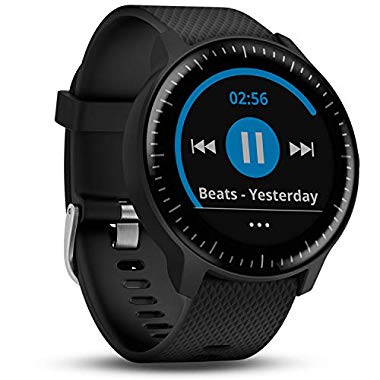 Garmin vívoactive 3 Music GPS-Fitness-Smartwatch – Musikplayer,Garmin Pay,vorinstallierte Sport-Apps (Schwarz, mit Musik)