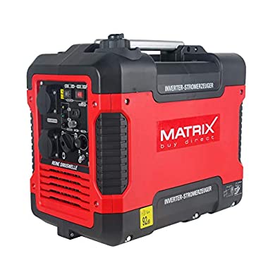 Matrix Inverter Stromgenerator mit USB, Benzin leise, 4 takt, 2000 Watt, für Camping und Garage