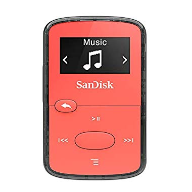 SanDisk SDMX26-008G-G46R Clip Jam 8GB MP3-Player rot