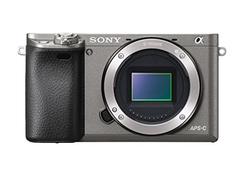 Sony Alpha 6000 Systemkamera (LCD-Display, Exmor APS-C Sensor, Full-HD, High Speed Hybrid AF) graphit-grau)