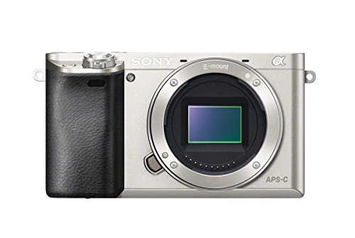 Sony Alpha 6000 Systemkamera (LCD-Display, Exmor APS-C Sensor, Full-HD, High Speed Hybrid AF) silber)